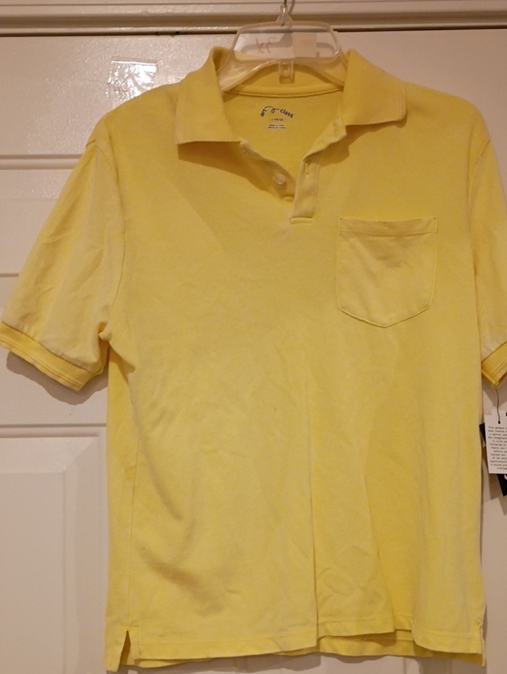 Boys Yellow Polo Shirt with Chest Pocket